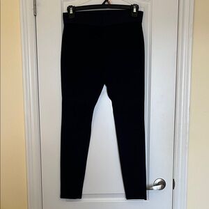 HUE Navy Dress Pant Leggings Size Navy Size L